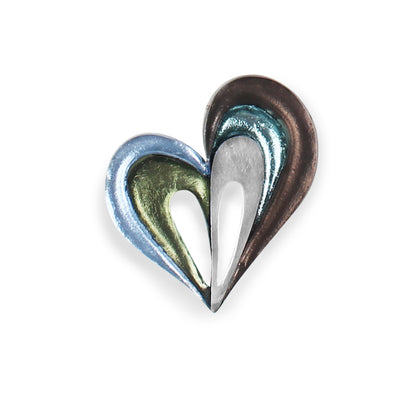 Pear Heart Loop Brooch | The Jewellery Stop