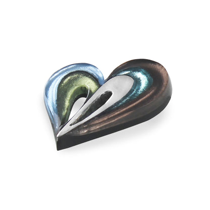 Pear Heart Loop Brooch | The Jewellery Stop