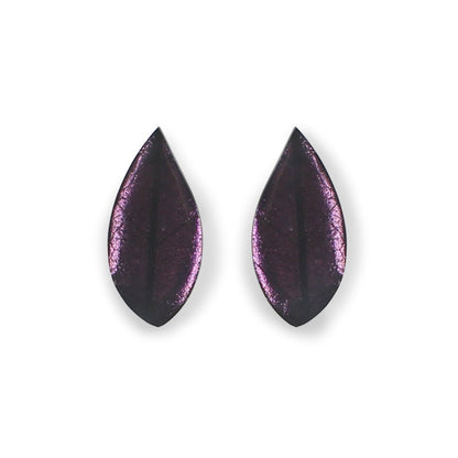 Rainbow Skeletal Leaf Combi Clip Earrings | The Jewellery Stop
