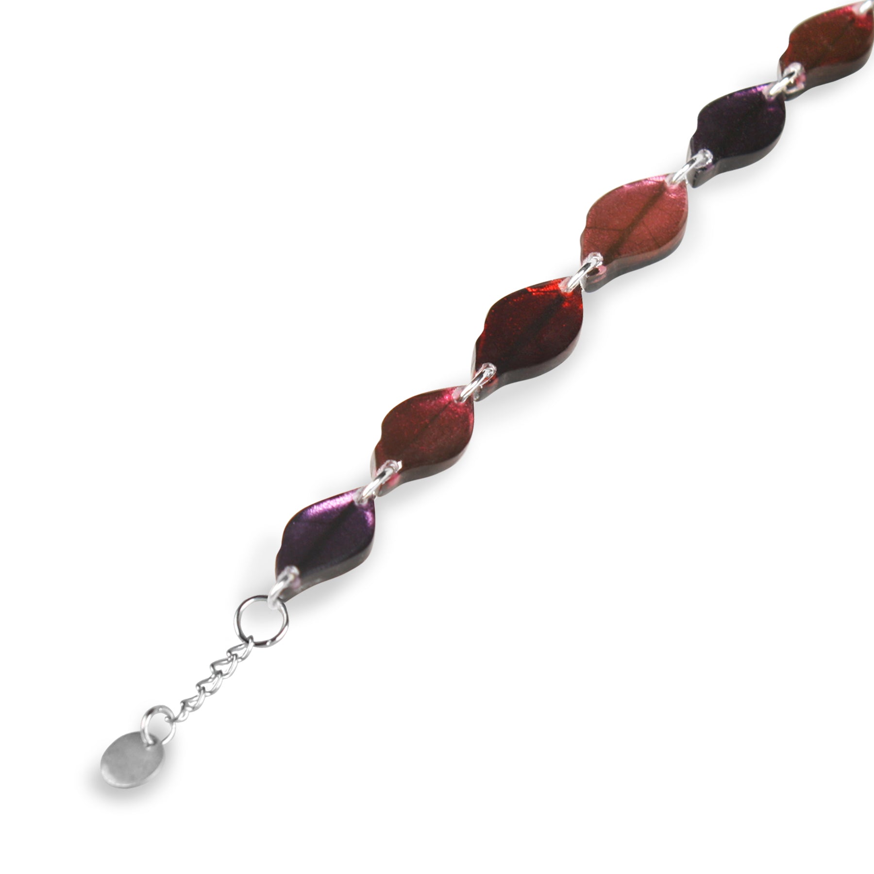 Trifle Skeletal Leaf Combi Bracelet | The Jewellery Stop