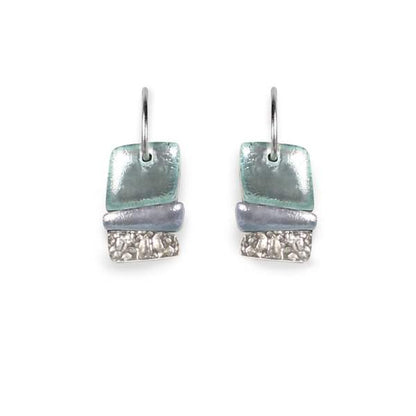 Pear Textured Stack Combi Creole Earrings | The Jewellery Stop