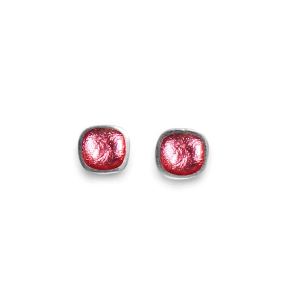 Rose Textured Stack Stud Earrings | The Jewellery Stop