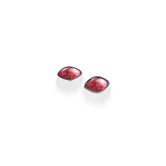Rose Textured Stack Stud Earrings | The Jewellery Stop