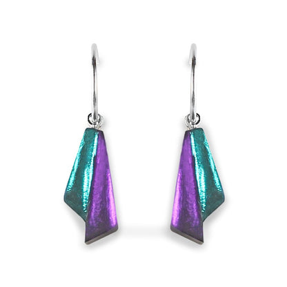 Peacock Deco Combi Creole Earrings | The Jewellery Stop