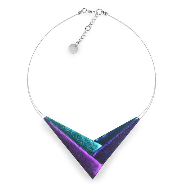 Peacock Shard Necklace