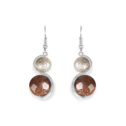 Mink Bubble Fish Hook Earrings | The Jewellery Stop