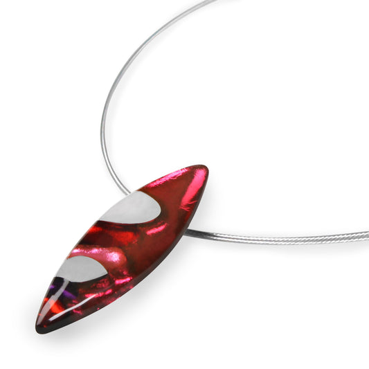 Trifle Pointed Pebble Mix Pendant | The Jewellery Stop