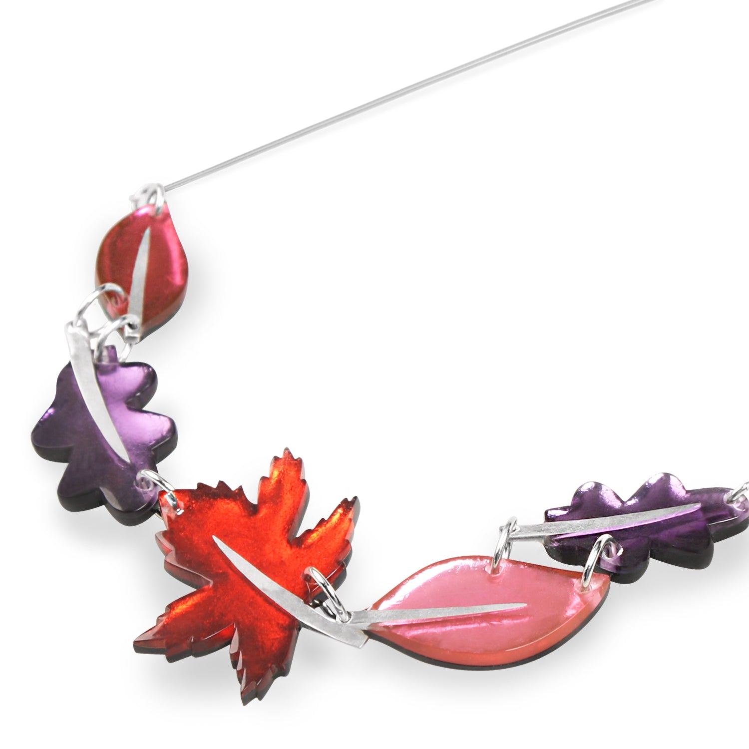 Trifle Assorted Leaf Combi Necklace