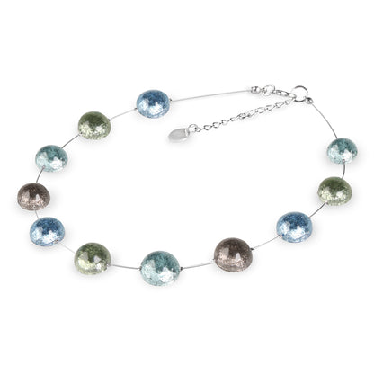Pear Cabouchon Floating Combi Necklace