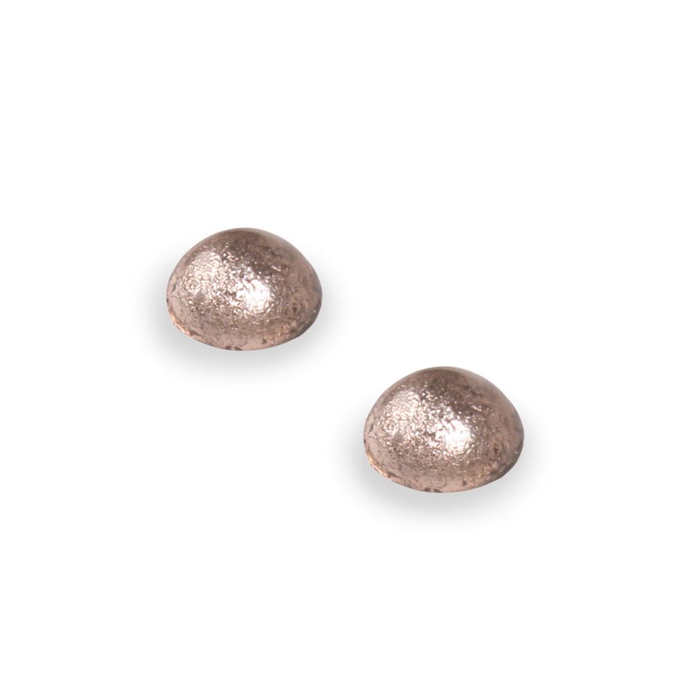 Mink Cabouchon Combi Small Stud Earrings | The Jewellery Stop