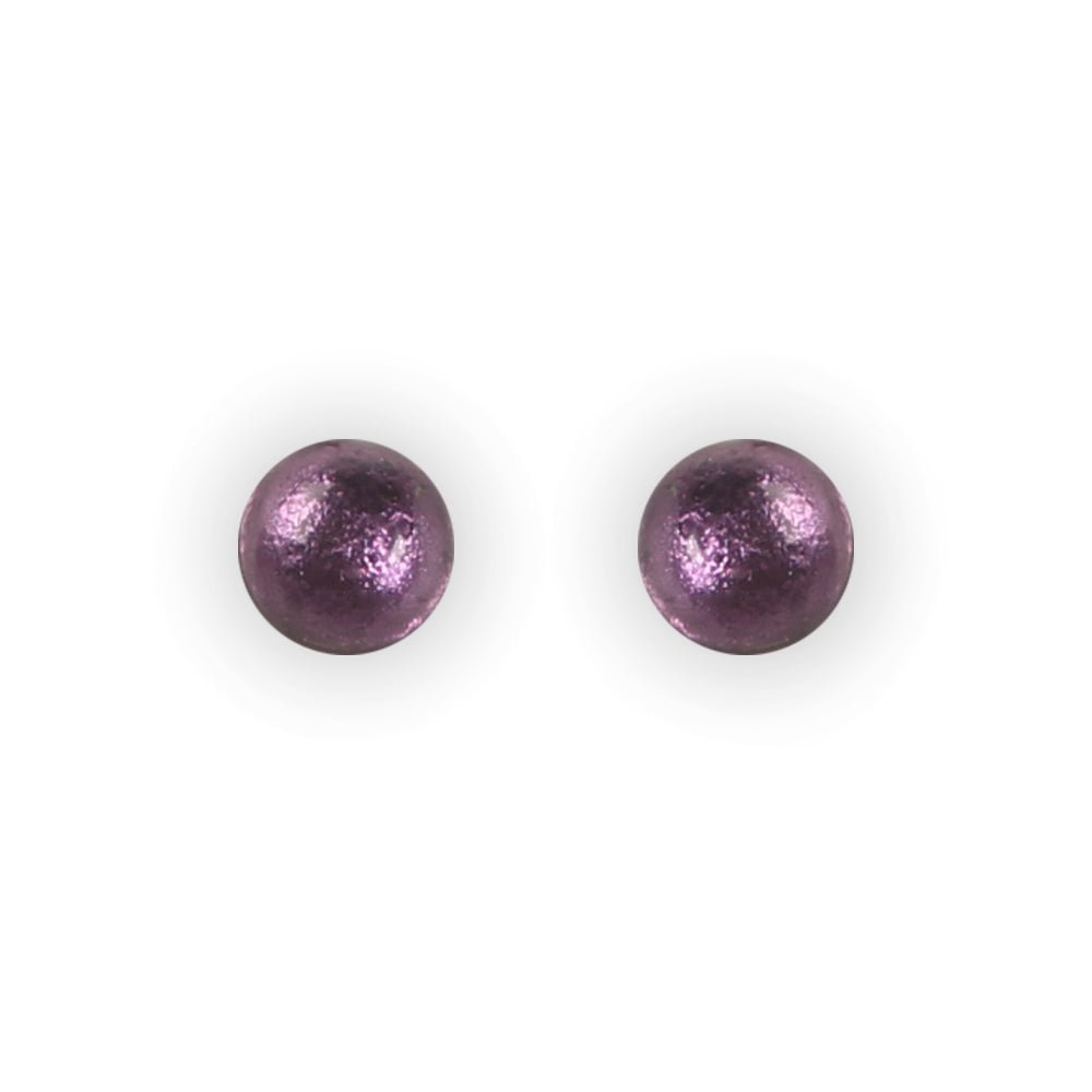 Peacock Cabouchon Combi Small Stud Earrings | The Jewellery Stop