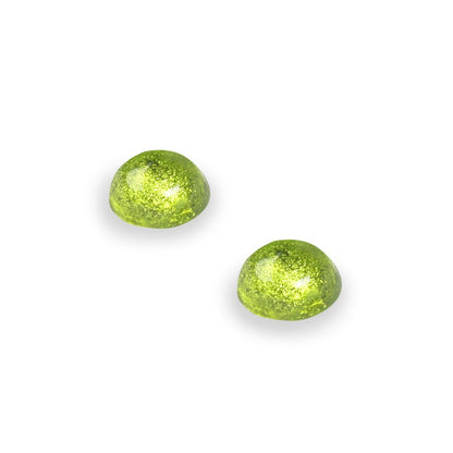 Seaweed Cabouchon Combi Small Stud Earrings | The Jewellery Stop