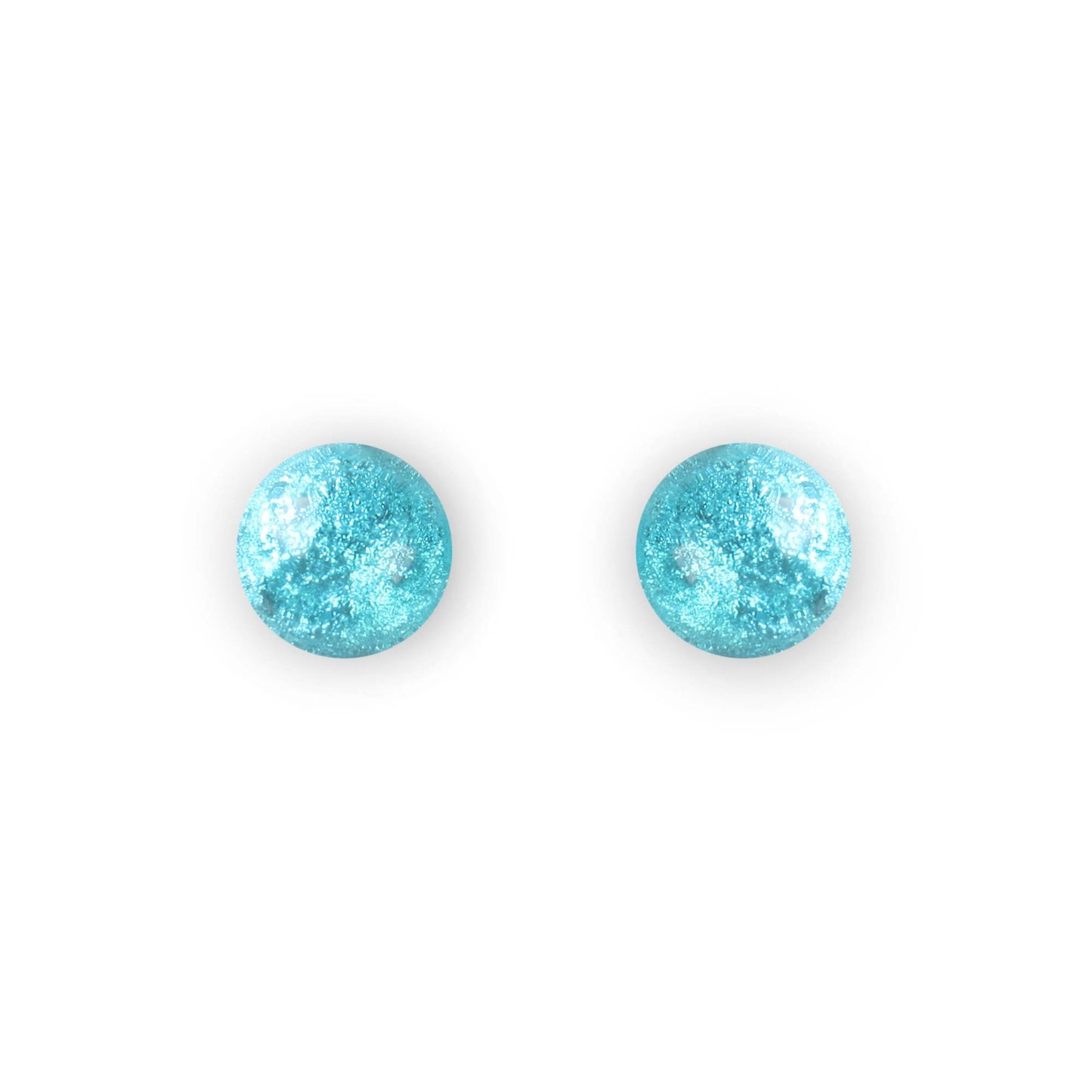 Turquoise Cabouchon Combi Small Stud Earrings | The Jewellery Stop