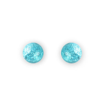 Turquoise Cabouchon Combi Small Stud Earrings | The Jewellery Stop