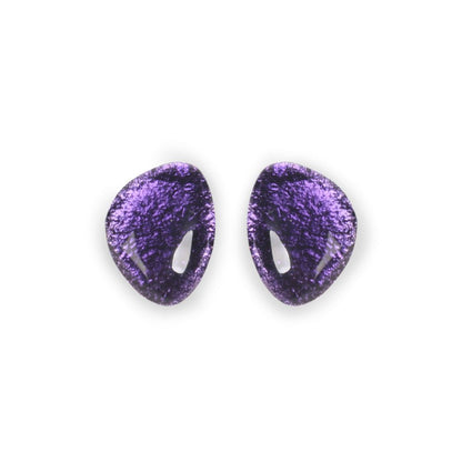 Aubergine Pebble Combi Stud Earrings | The Jewellery Stop