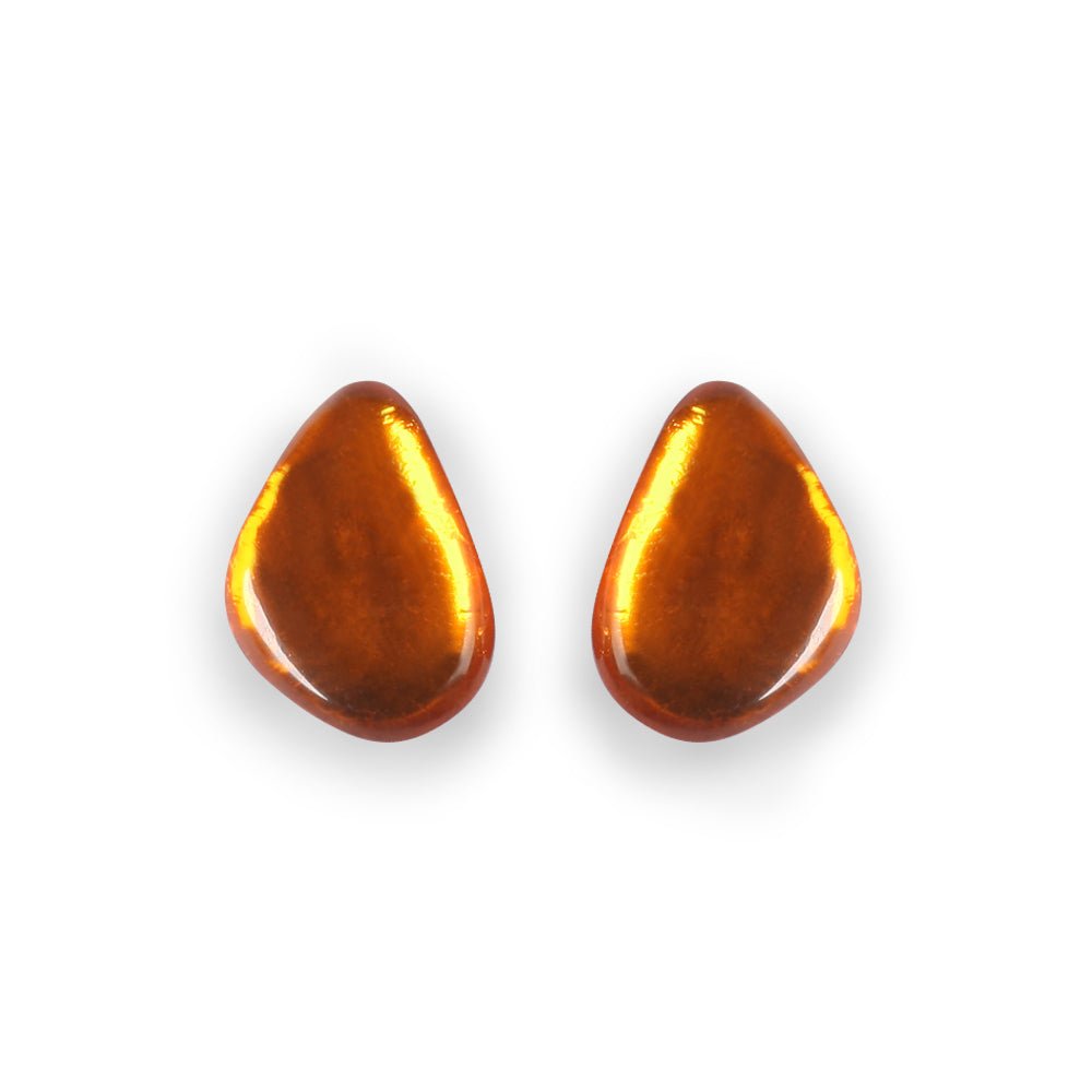 Paprika Eclectic Pebble Combi Stud Earrings | The Jewellery Stop