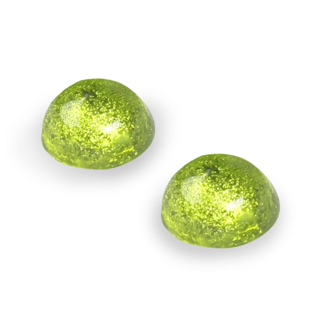 Seaweed Cabouchon Combi Large Stud Earrings | The Jewellery Stop