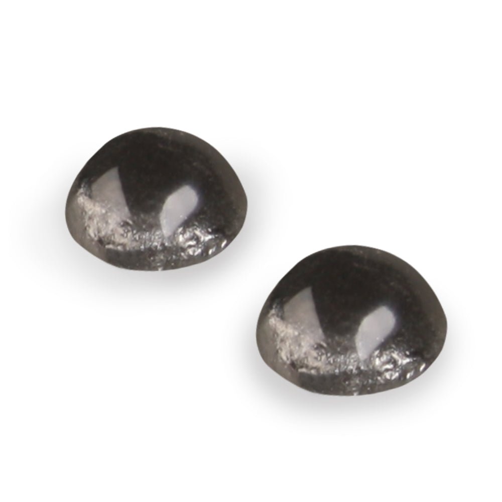 Silhouette Cabouchon Combi Large Stud Earrings | The Jewellery Stop