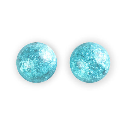 Turquoise Cabouchon Combi Large Stud Earrings | The Jewellery Stop