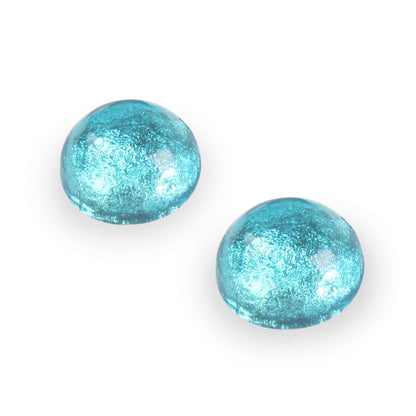 Turquoise Cabouchon Combi Large Stud Earrings | The Jewellery Stop