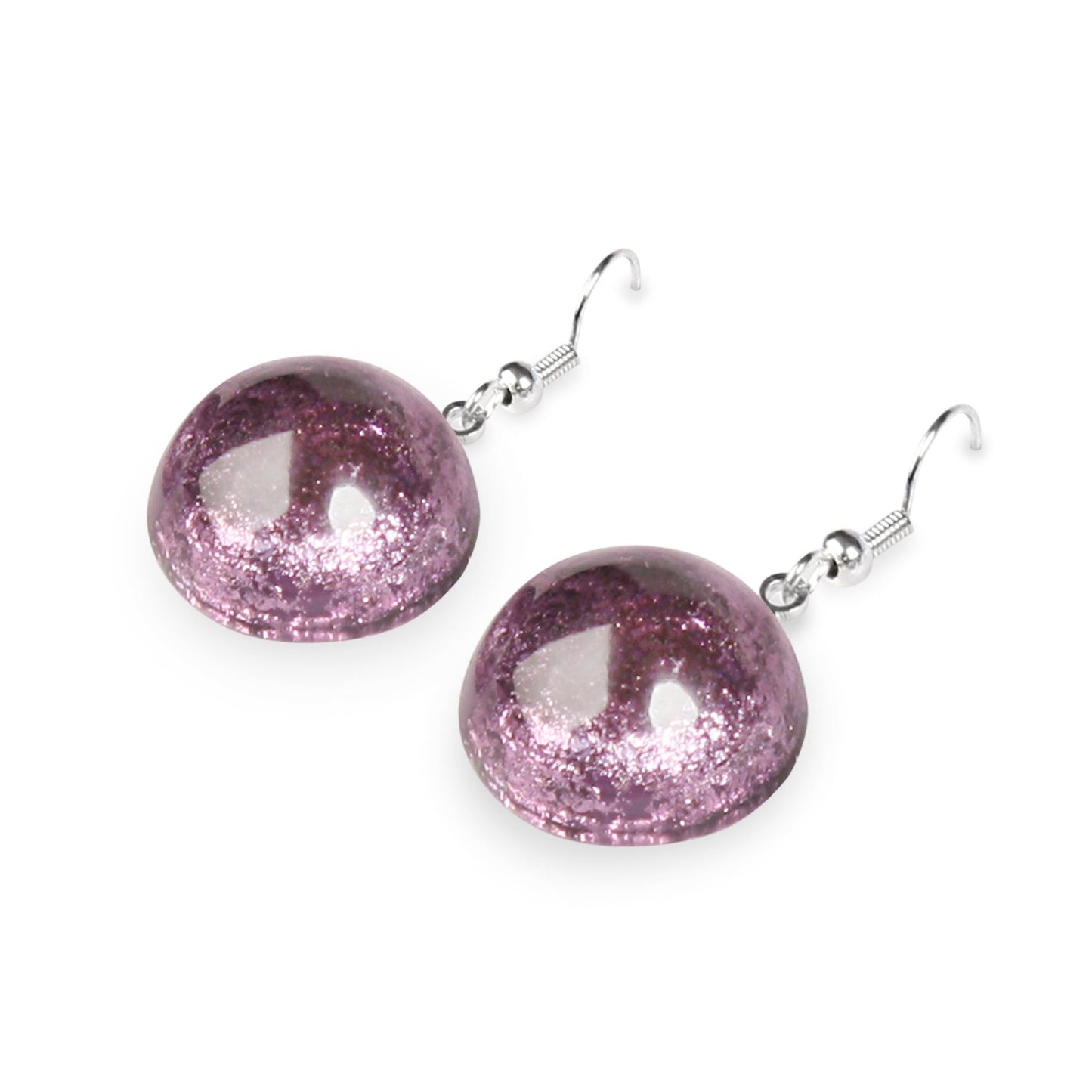 Rainbow Cabouchon Combi Fish Hook Earrings | The Jewellery Stop