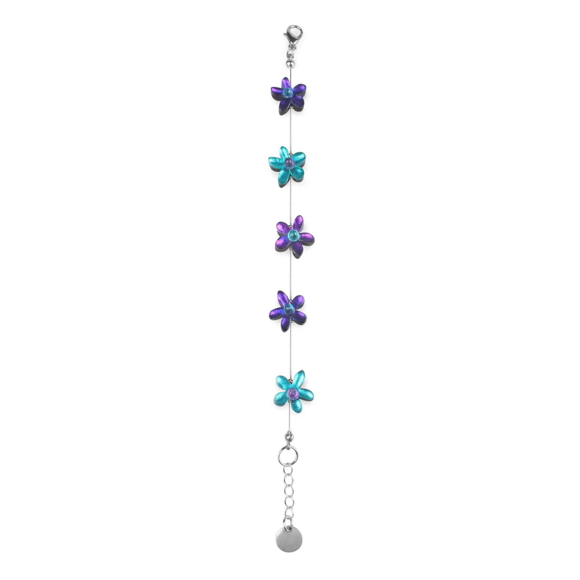 Peacock Flower Daisy Bracelet | The Jewellery Stop