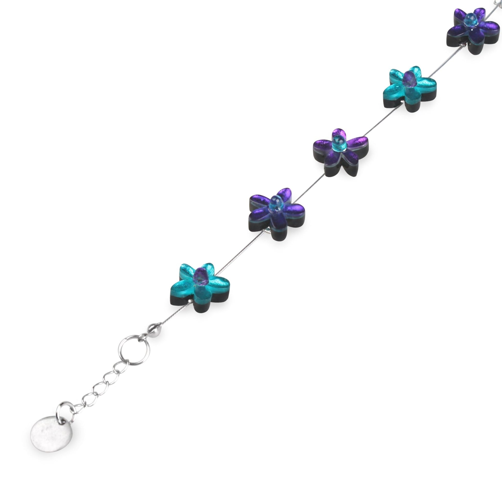 Peacock Flower Daisy Bracelet | The Jewellery Stop