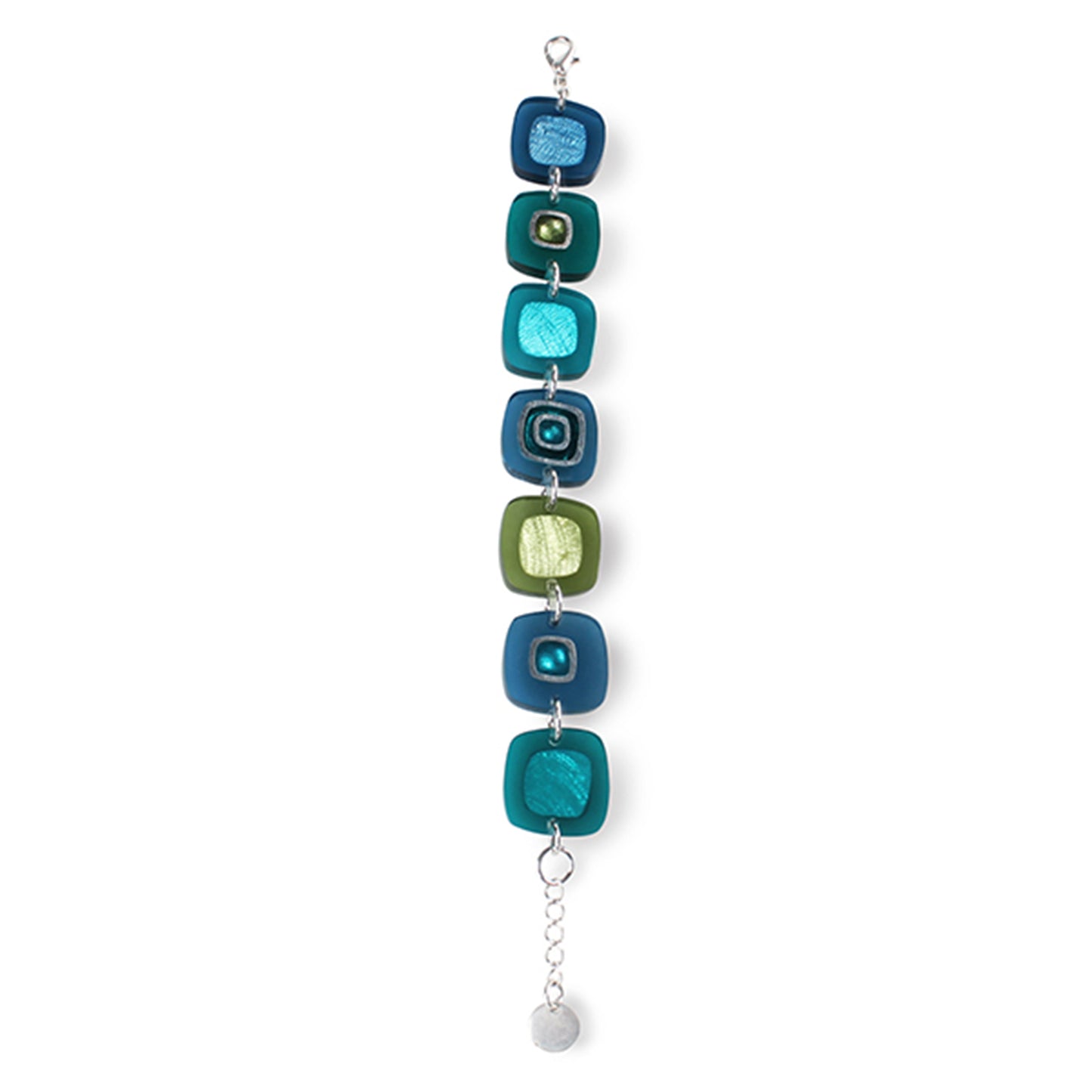 Jade Abstract Squares Bracelet