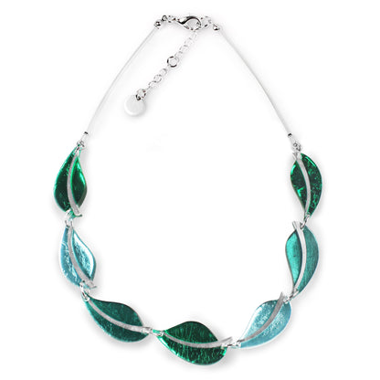 Emerald Leaf Necklace