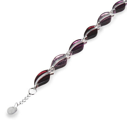 Plum Leaf Bracelet | The Jewellery Stop