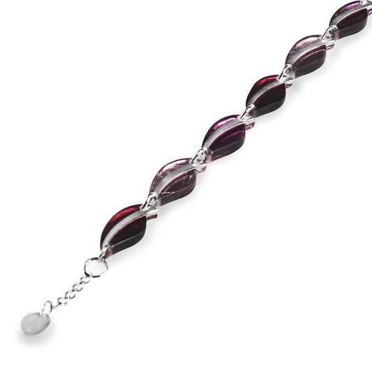 Plum Leaf Bracelet | The Jewellery Stop