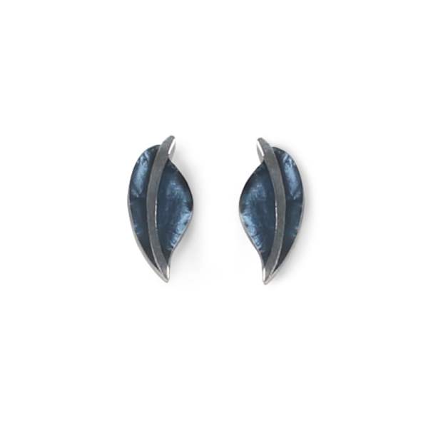 Ice Leaf Stud Earrings