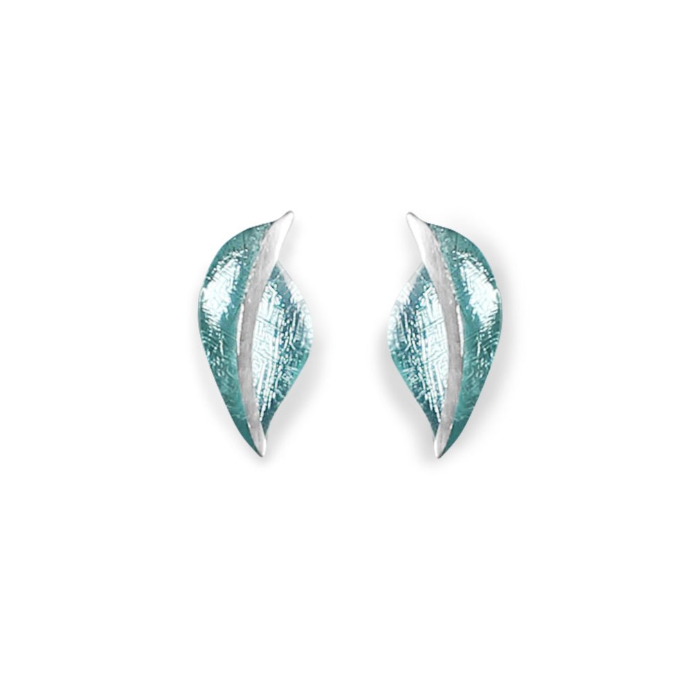 Pear Leaf Stud Earrings | The Jewellery Stop