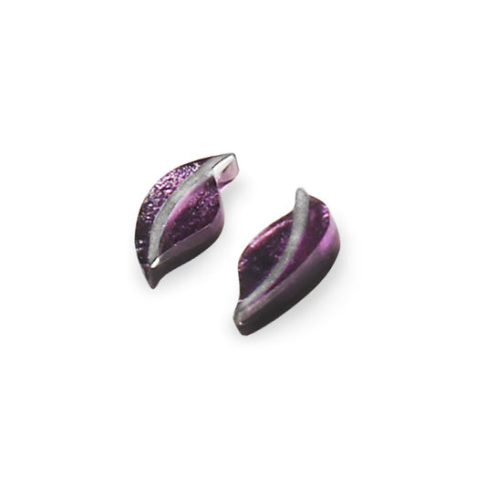 Rainbow Leaf Stud Earrings | The Jewellery Stop