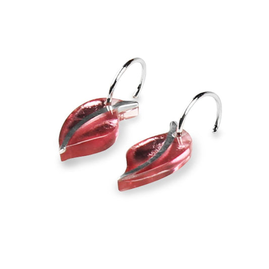 Cherry Leaf Creole Earrings | The Jewellery Stop