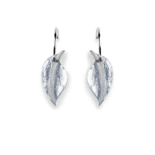 Glacier Leaf Creole Earrings | The Jewellery Stop