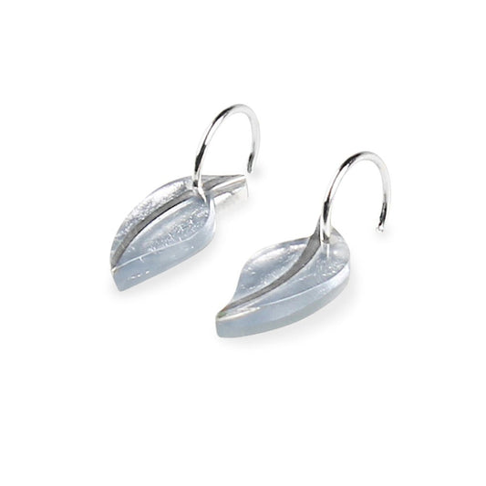 Glacier Leaf Creole Earrings | The Jewellery Stop
