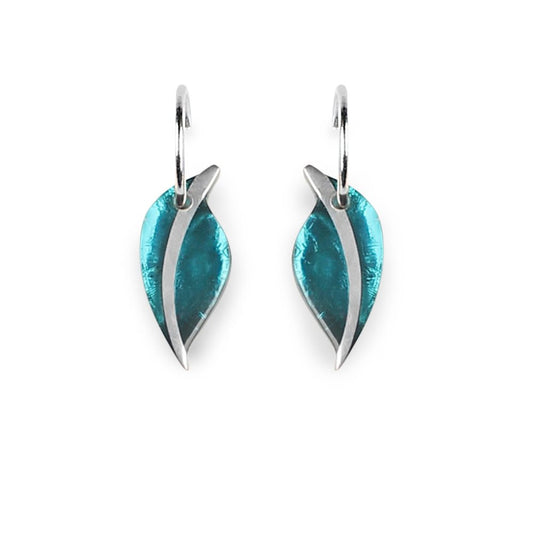 Jade Leaf Creole Earrings | The Jewellery Stop