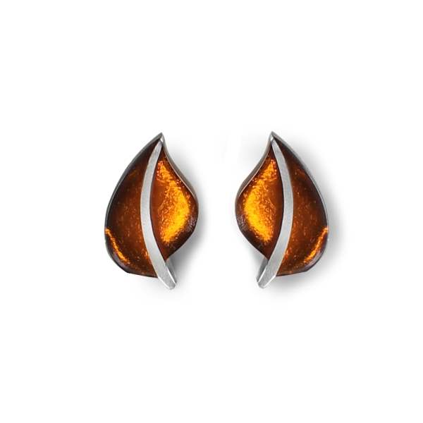 Mustard Leaf Clip Earrings | The Jewellery Stop
