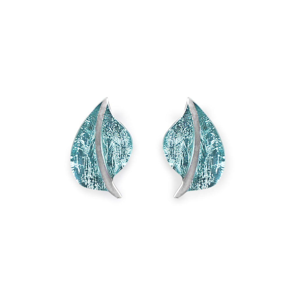 Pear Leaf Clip Earrings