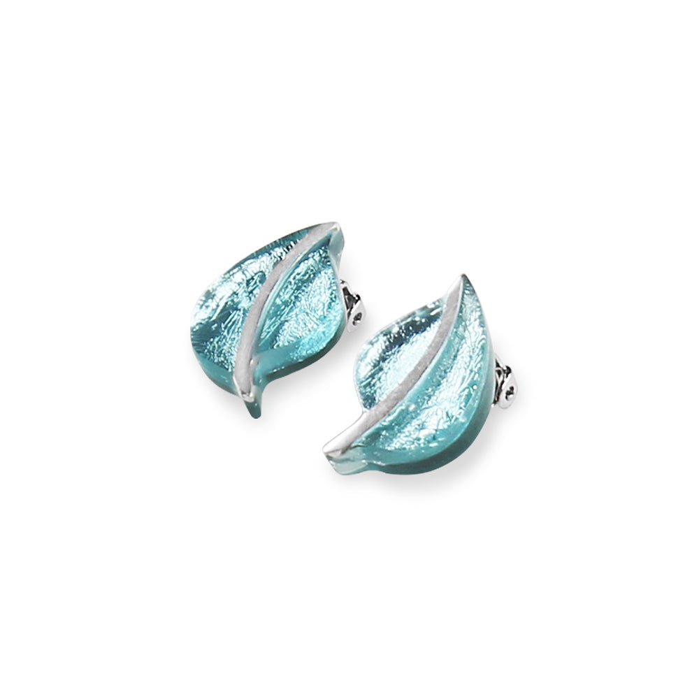 Pear Leaf Clip Earrings | The Jewellery Stop