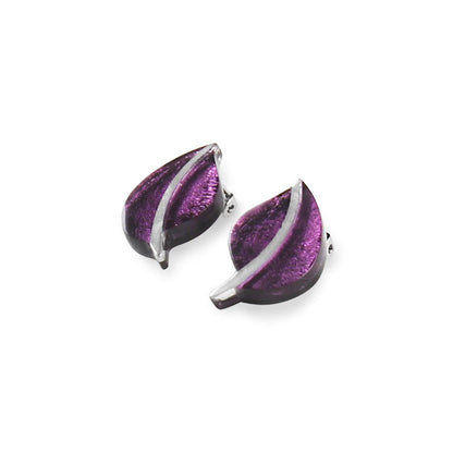 Rainbow Leaf Clip Earrings | The Jewellery Stop