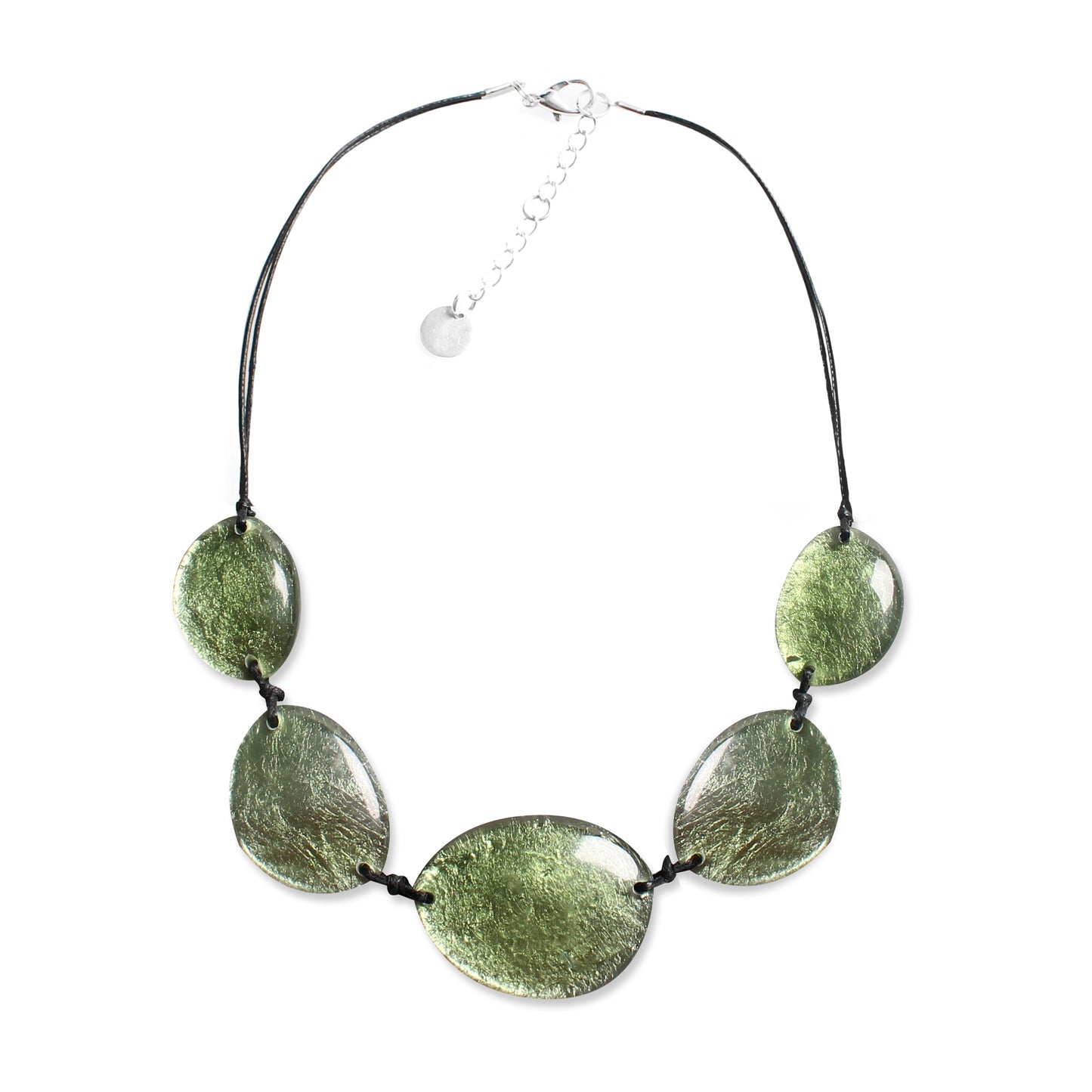 Moss Pebble Small Necklace