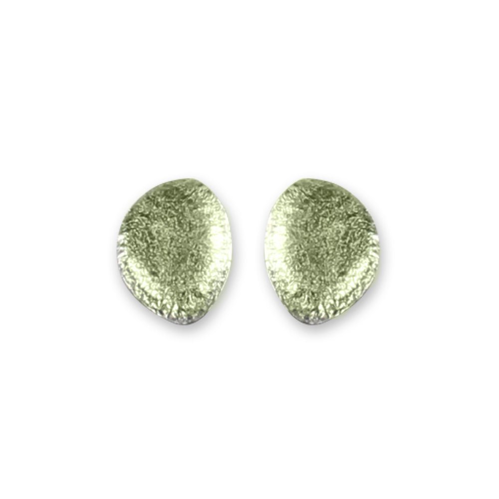 Moss Pebble Stud Earrings | The Jewellery Stop