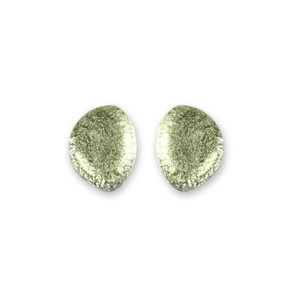 Moss Pebble Stud Earrings | The Jewellery Stop
