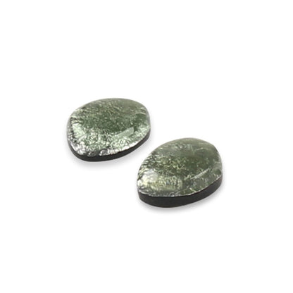 Moss Pebble Stud Earrings | The Jewellery Stop