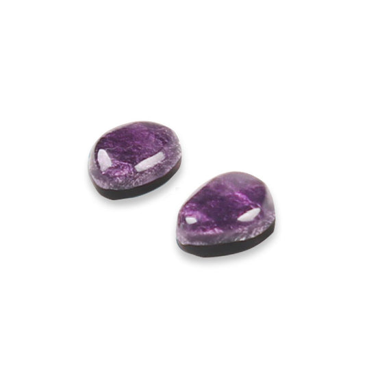 Peacock Pebble Stud Earrings | The Jewellery Stop