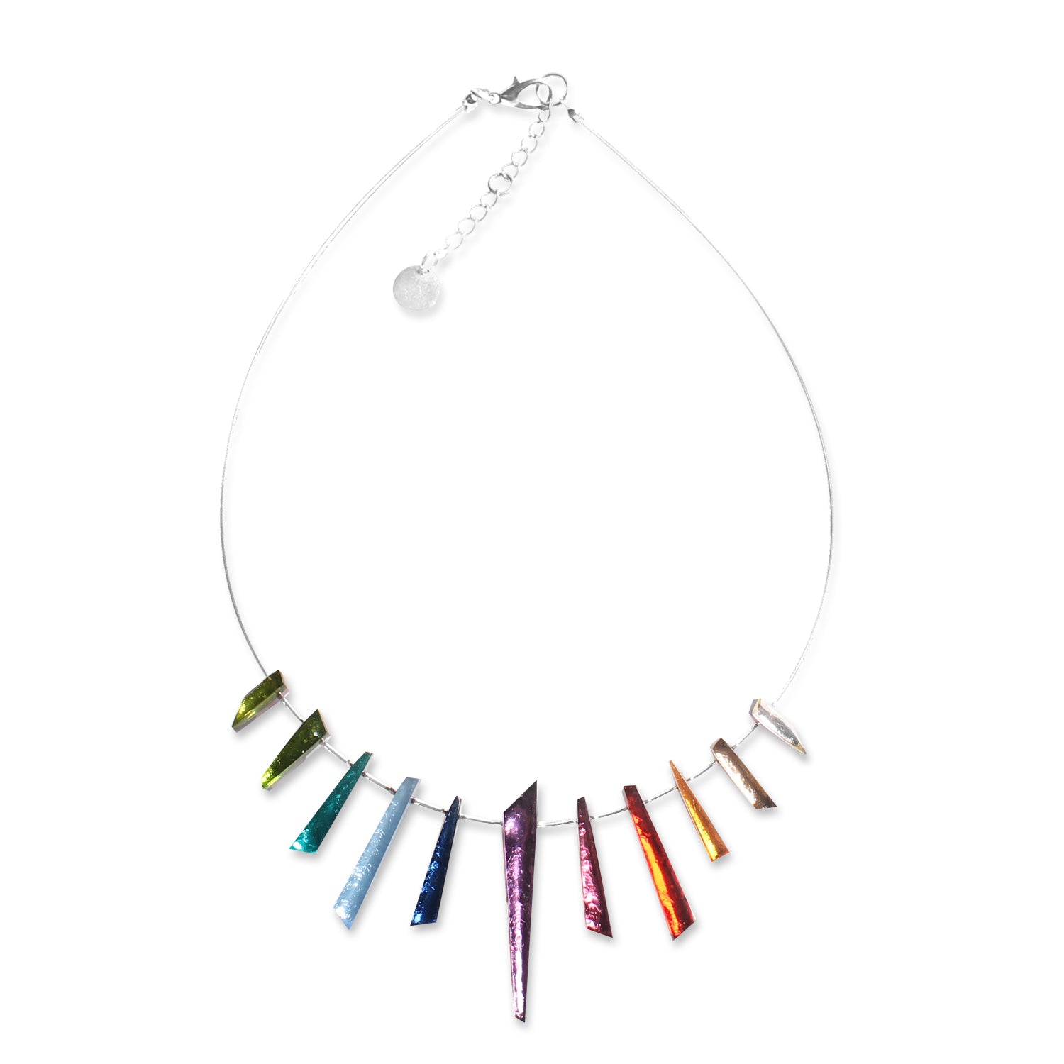 Rainbow Icicle Mini Necklace