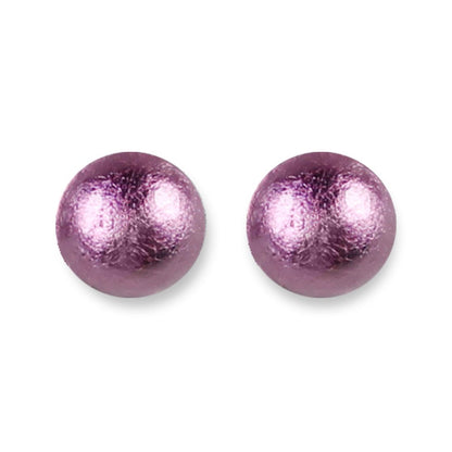 Purple Cabouchon Clip Earrings | The Jewellery Stop