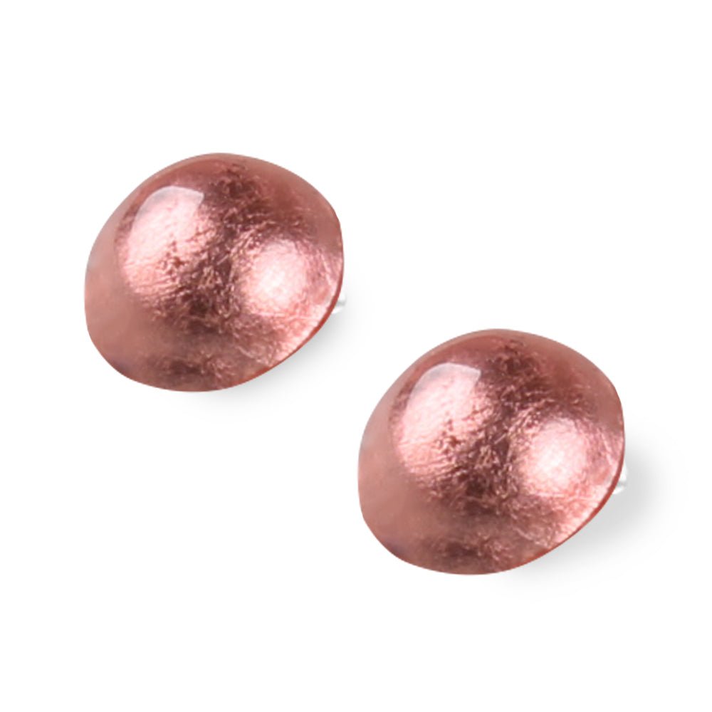 Rose Cabouchon Clip Earrings | The Jewellery Stop